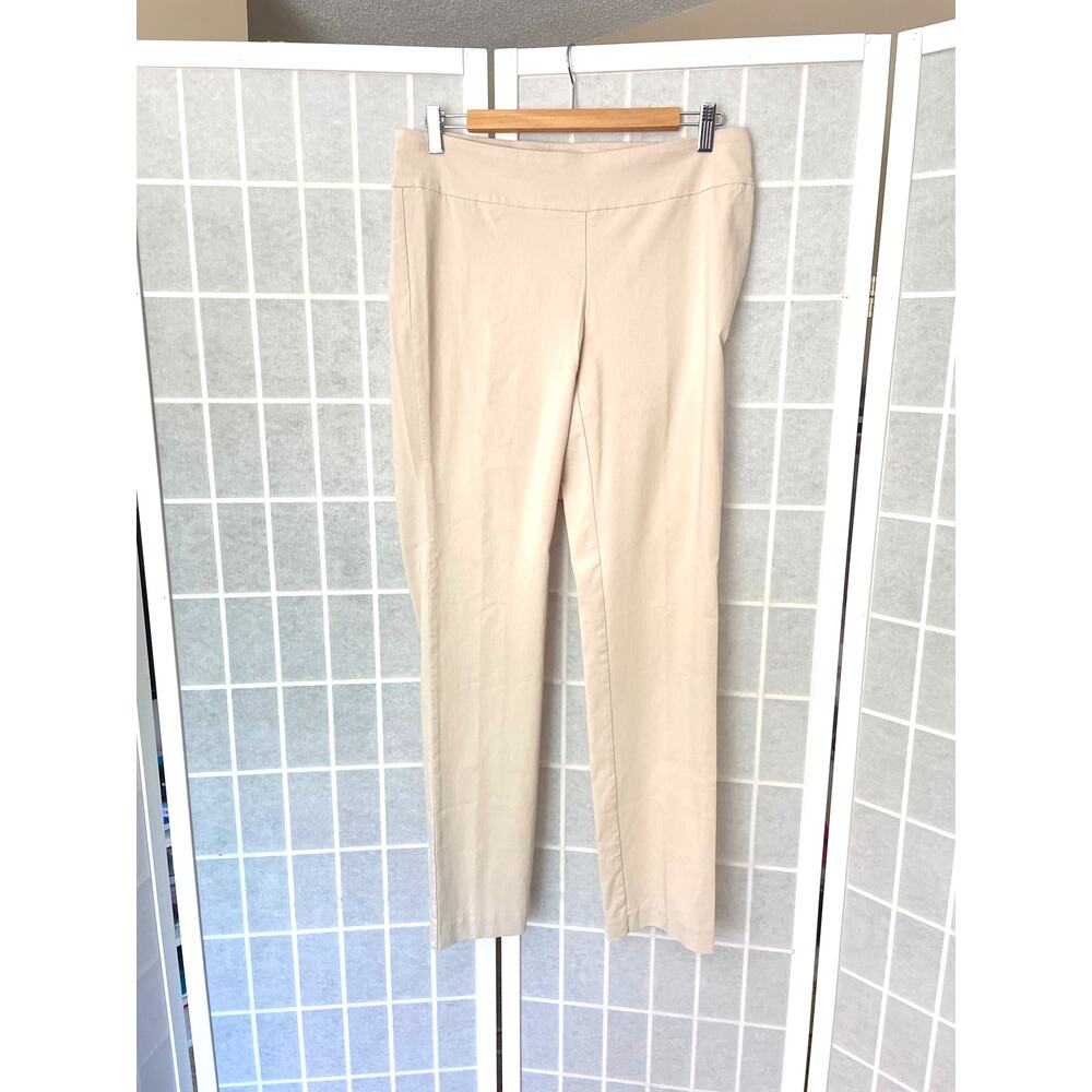 J.McLaughlin Masie Pant Beige 10 Preppy Old Money Coastal Resort Pull On Amelia